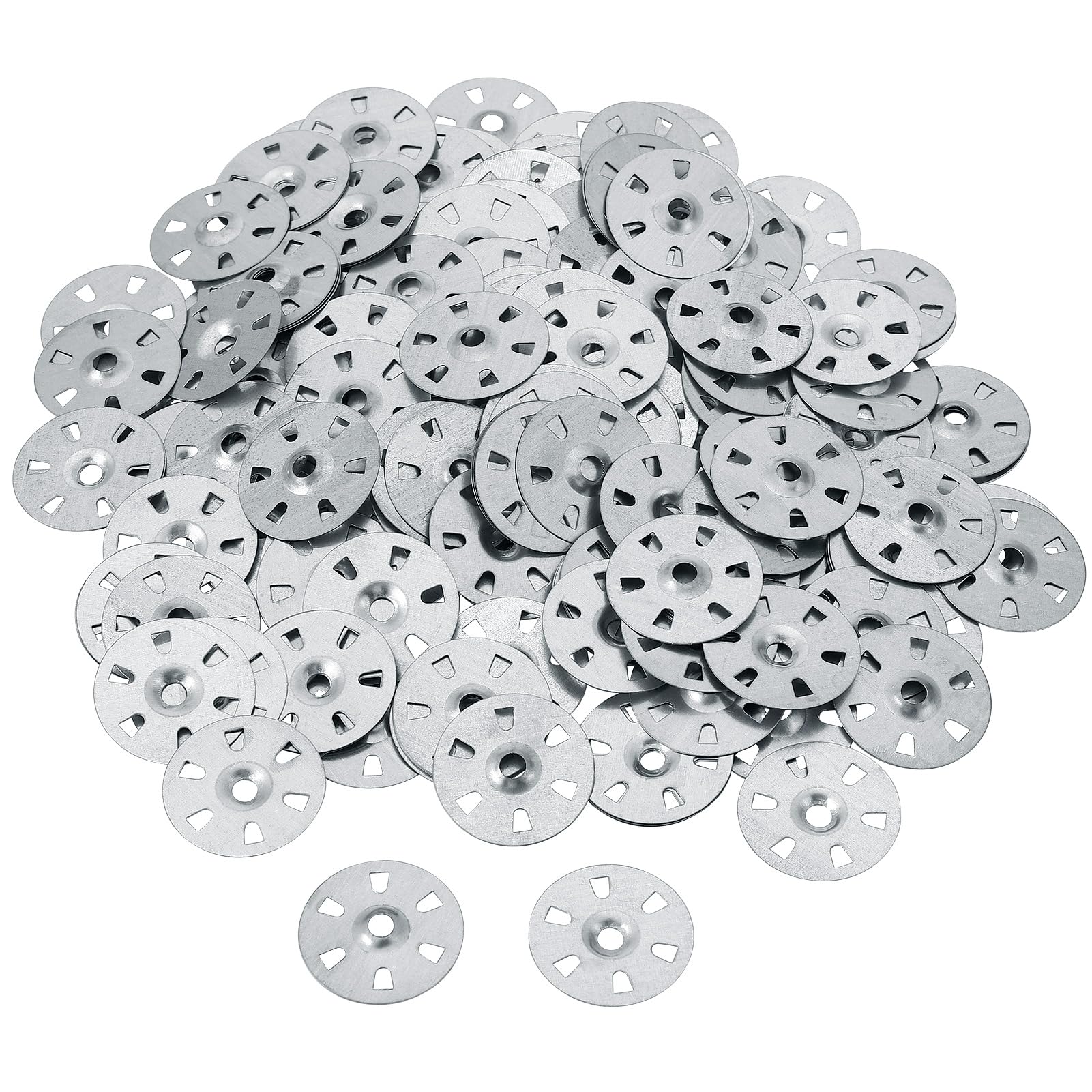 Vyuwast 300 Pcs Insulation Washers for Screw, 35 mm Backer Board Screws for Thermoboard Gypsum Board Extruded Plasterboard