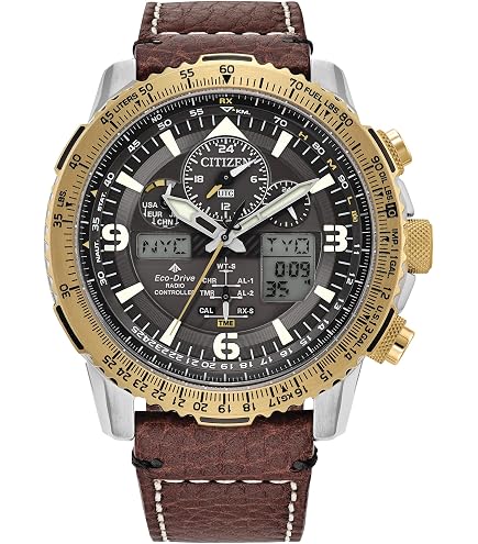 Amazon.com: Citizen Eco Drive Navihawk Black Dial SS Chrono Quartz