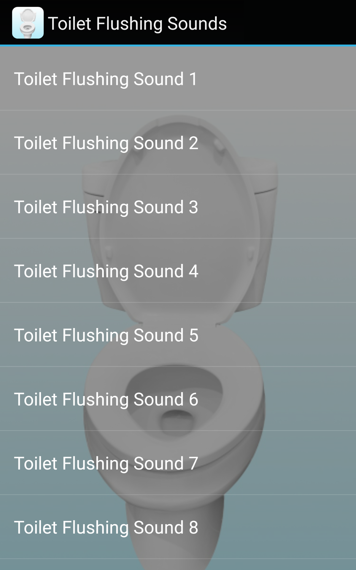 Toilet Flushing Sounds