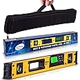 24-Inch Professional Digital Magnetic Level - IP54 Dust and Waterproof Electronic Level Tool - Get Master Precision with Shef