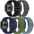 Runostrich Elastic Watch Band Compatible with Fitbit Versa 4/Fitbit Versa 3/Fitbit Sense 2/Fitbit Sense, Soft Nylon Stretch Adjustable Band Replacement Accessories Wristband