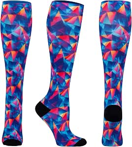 funky compression socks running