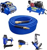 Estwing E1450PVCR 50ft PVC Rubber Hybrid Air Hose 1/4 Brass NPT Quick Connect view 5