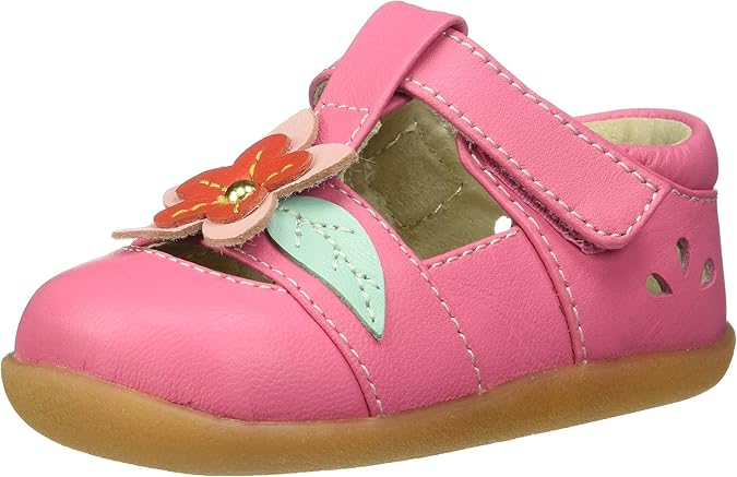 Amazon.com | See Kai Run Kids' Avery Hot Pink Sandal | Flats