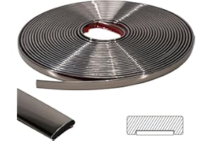 ZOWZOW Peel and Stick Molding Trim, Flexible Wall Trim Molding Self Adhesive, Waterproof Molding Trim for Wall Tile Edges, Kitchen backsplash, Floor, Mirrior Frame Decor