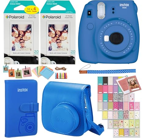 Amazon.com : Fujifilm Instax Mini 9 Instant Camera (Cobalt ...