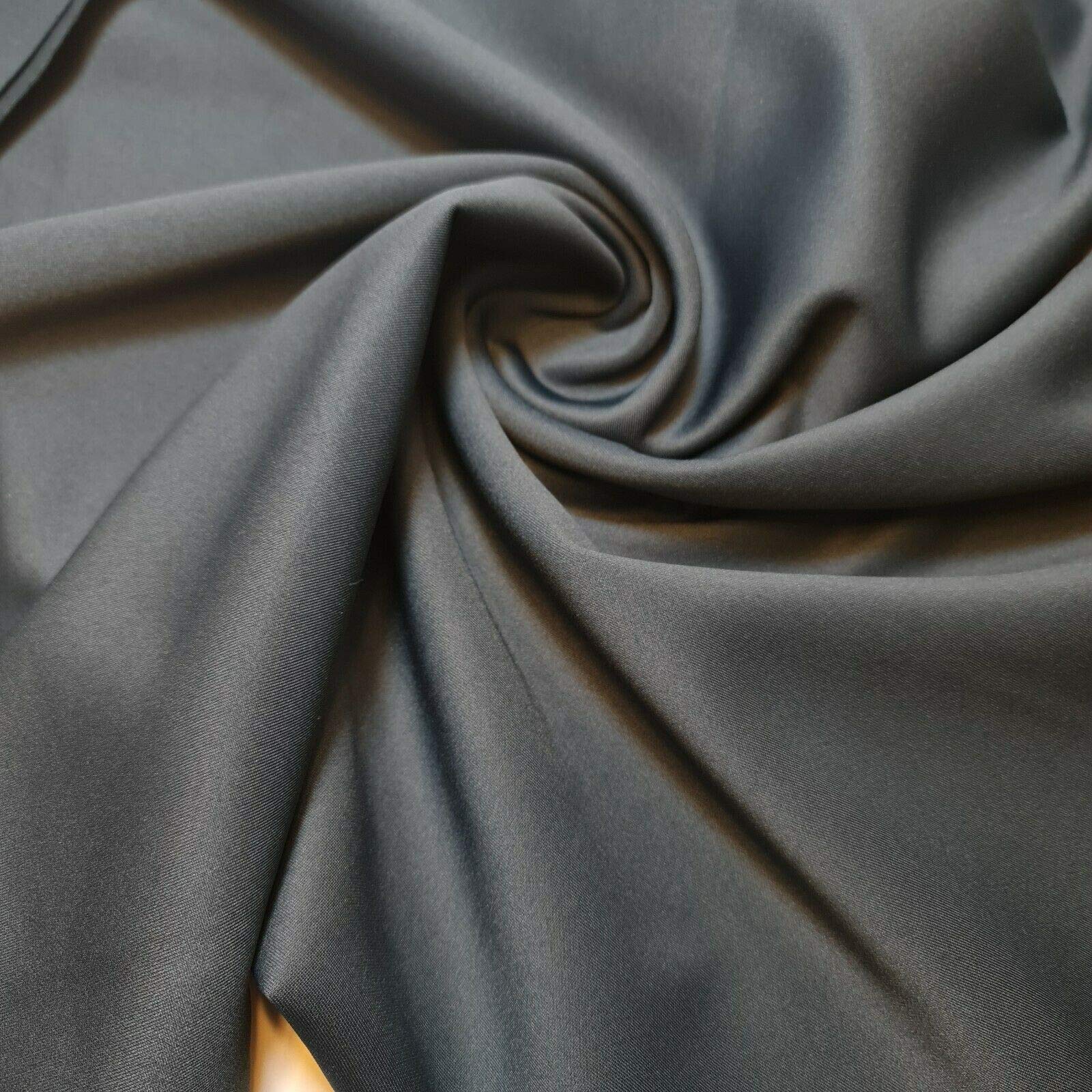Plain Scuba/Crepe Jersey Stretch Spandex Dress Fabric Material 58" Wide (Dark Teal) — image 1