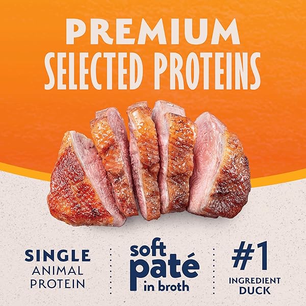 NATURAL BALANCE LIMITED INGREDIENT RESERVE SPLIT CUP DUCK & SWEET POTATO SOFT PATE WET CAT FOOD RECIPE FOR SENSITIVE STOMACHS AND FOR HEALTHY DIGESTION, 2.6 OZ. (PACK OF 10)
