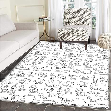 safari nursery rug