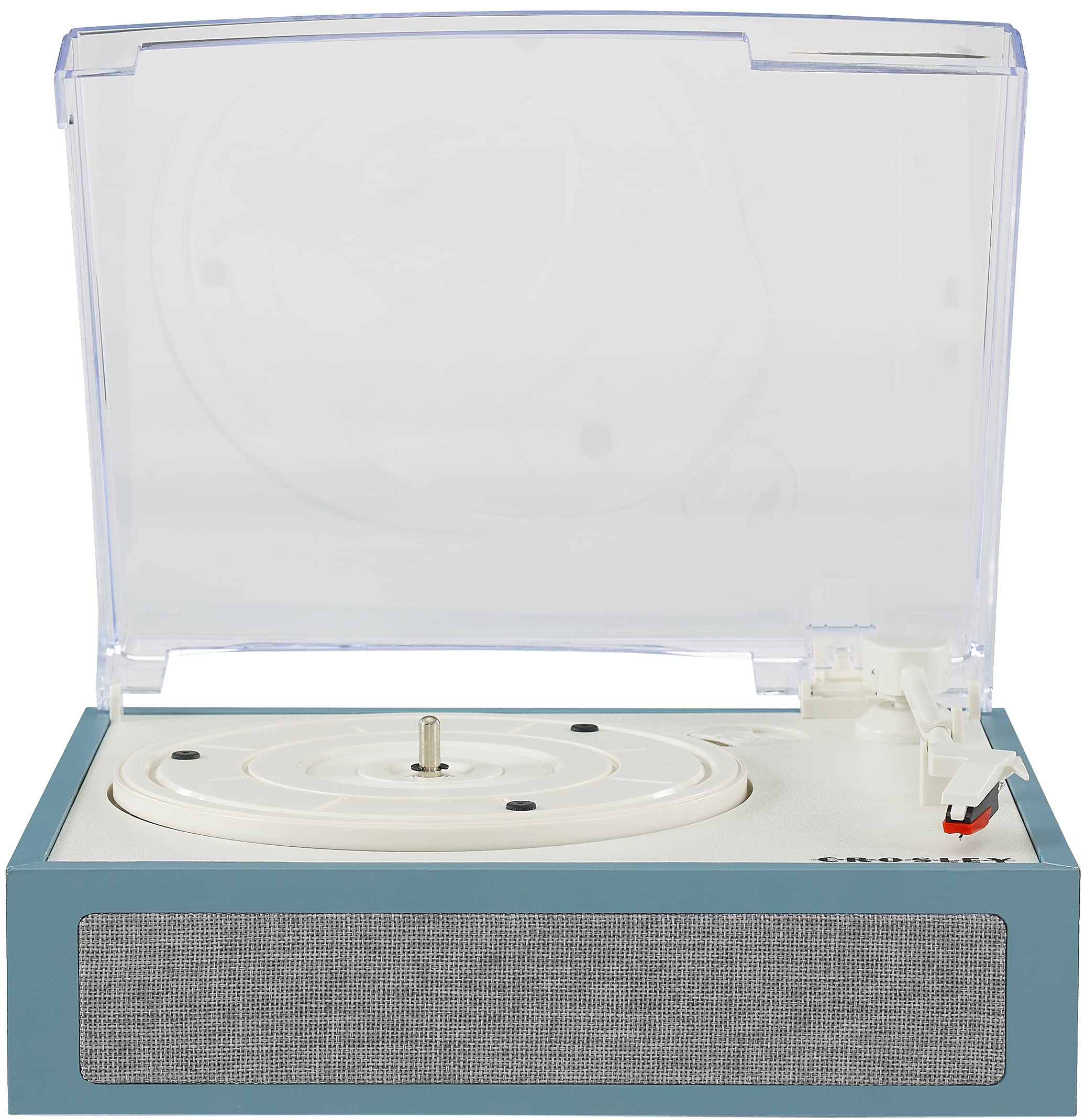 Crosley CR6041A-TN フュージョン 3速 Bluetooth ターンテーブルとレコードキャリーケースコンボ トルマリン