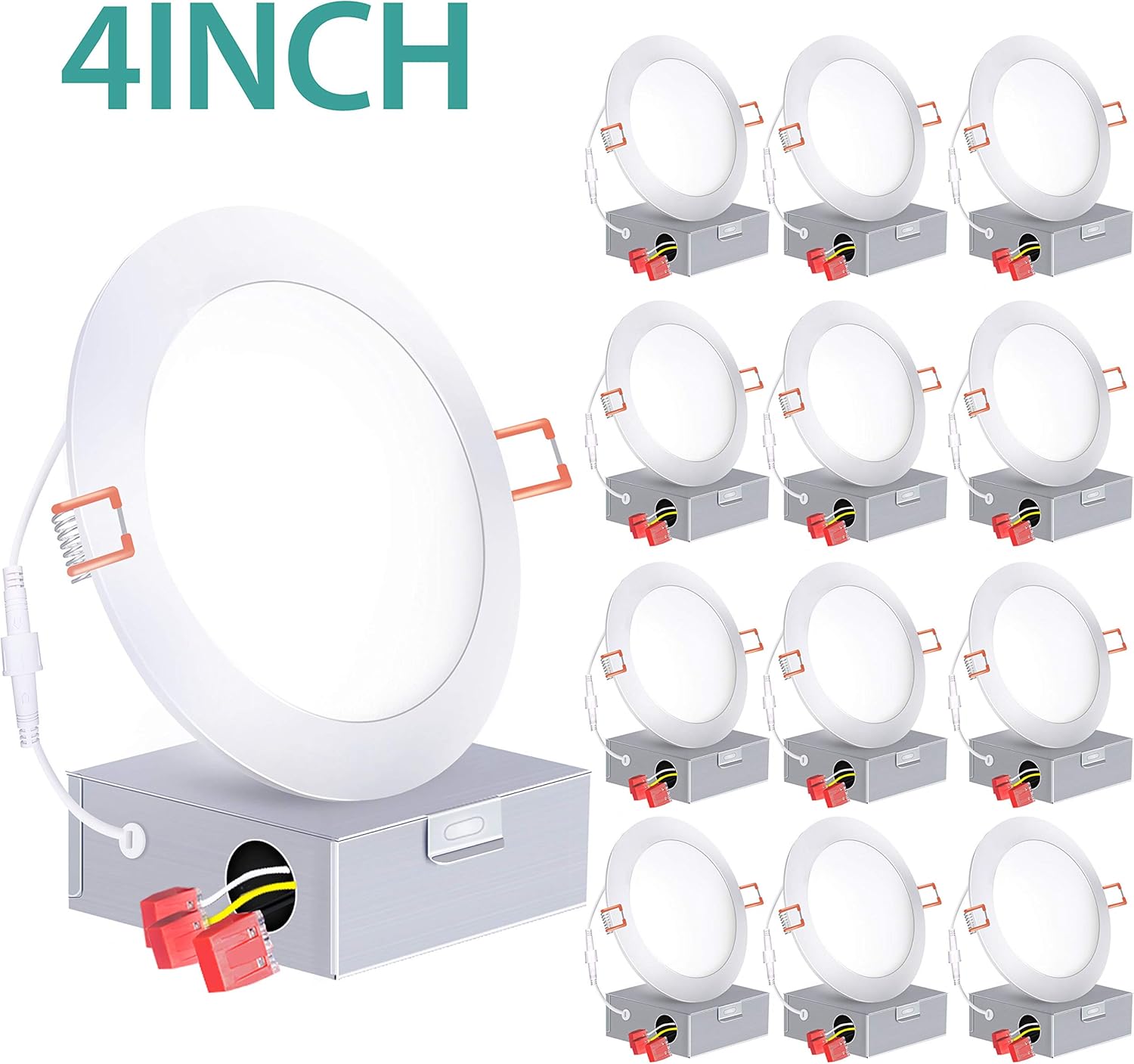 Best Recessed Lighting 4 Inch Led 5000K