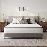 Novilla Queen Mattress 12 Inch, Queen Size Hybrid Mattress - Medium Firm with Pocket Springs & Comfort Foam, Cooling Pressure Relief, CertiPUR-US Certified Mattress in a Box