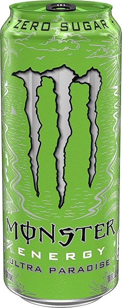 MONSTER ENERGY ULTRA PARADISE, SUGAR FREE ENERGY DRINK, 16 OUNCE (PACK OF 15)