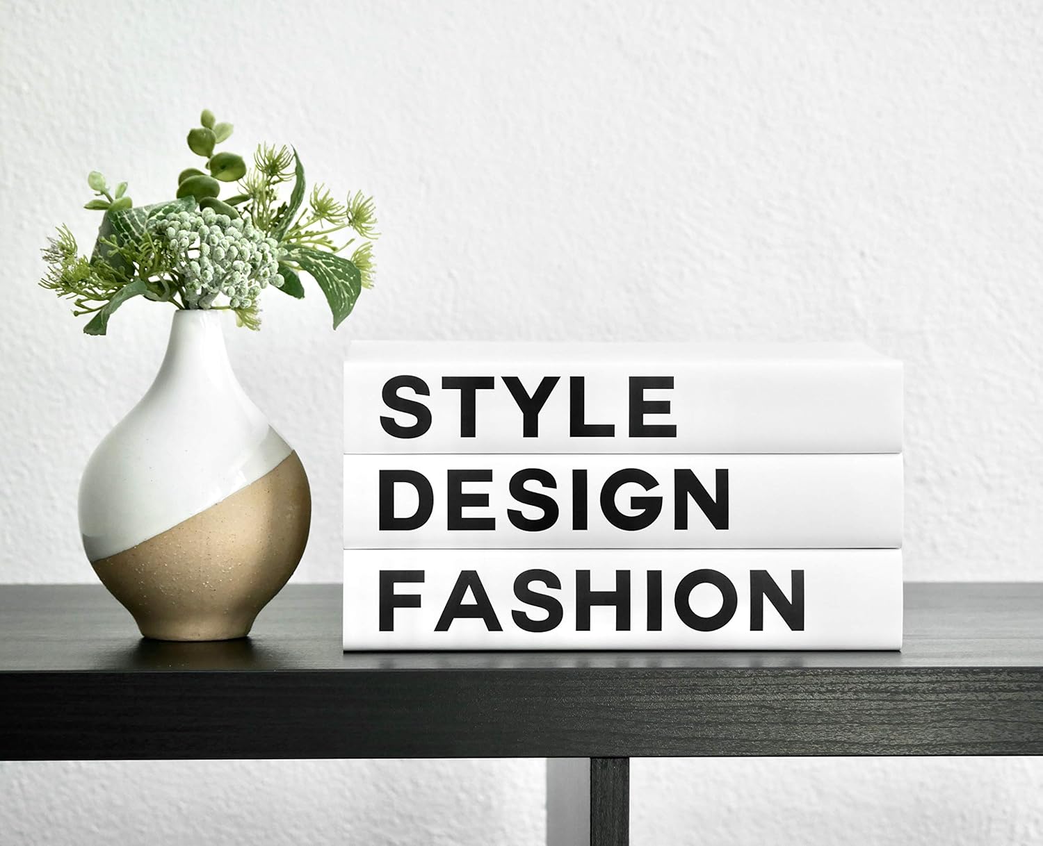 Amazon Com Fashion Design Style Decorative Books Set Of 3