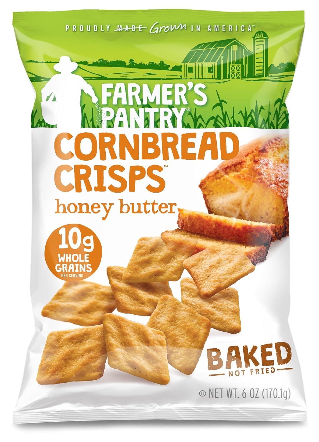 Amazon Com Farmer S Pantry Honey Butter Cornbread Crisps