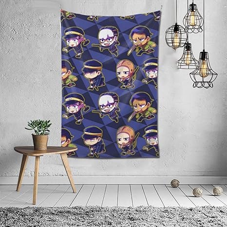 Amazon Co Jp ゴールデンカムイ タペストリー ポスター かわいい 壁飾り 多機能壁掛け 装飾布 おしゃれ 個性ギフト寝室 新築祝い 結婚祝い プレゼント 壁掛け 約152cm 102cm ホーム キッチン