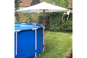 3D Cabin Swimming Pool Umbrella Brackets : for 35Mm Frame Legs E,G Intex Frame Pool