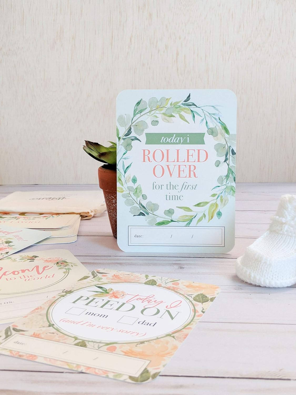 baby milestone cards amazon