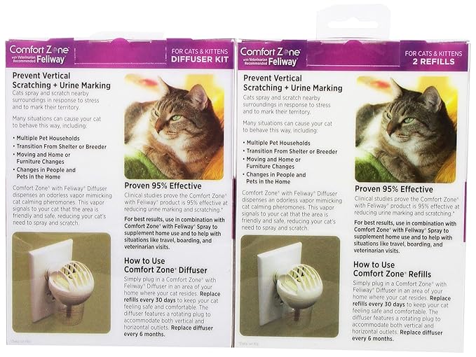 Buy Comfort Zone With Feliway Cats Diffuser And Additional 2 Pack