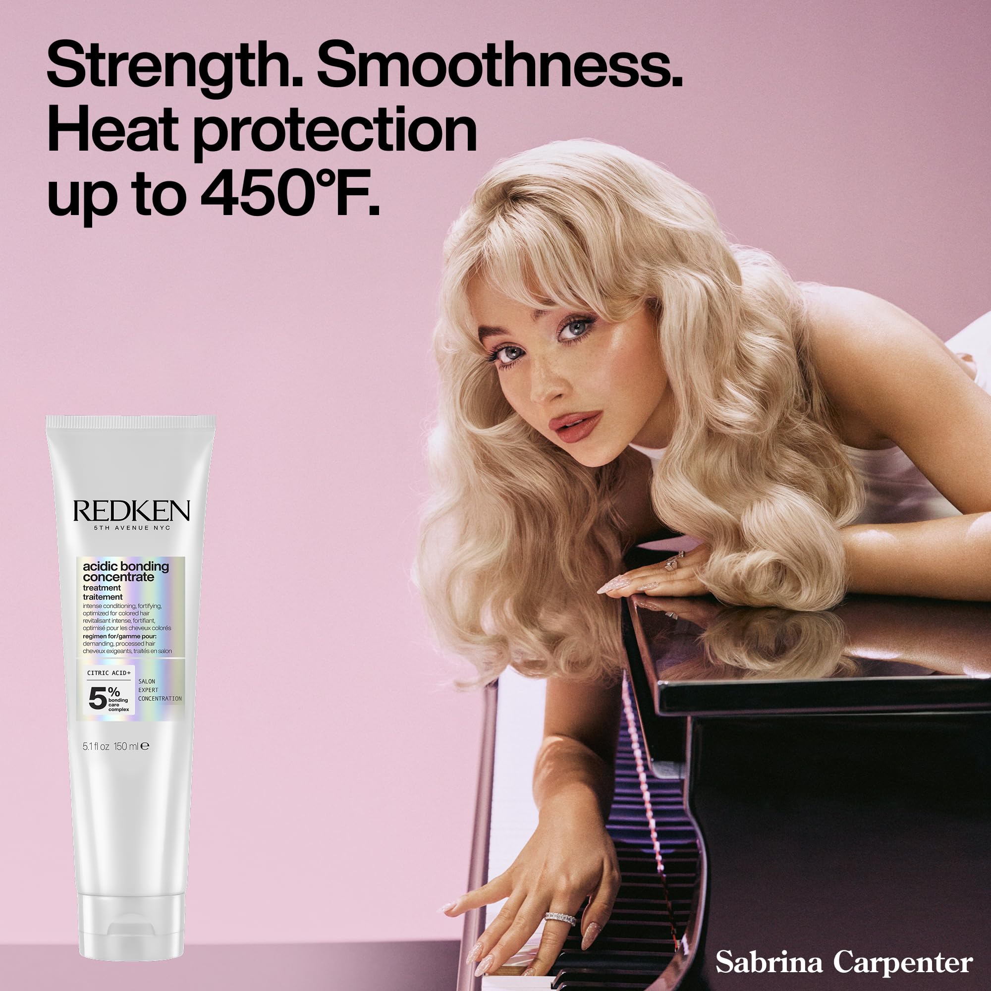Redken Acidic Bonding Concentrate Leave In Conditioner - Hair Repair Treatment For Weak & Damaged Hair, Bond Building & Strengthening, Smooths & Provides Heat Protection