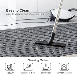 BESTVUE 4' x 51' Runner Rugs with Rubber