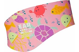 Earvolution Ear Band-It Ultra Swimming Headband for Kids and Adults - Invented by Ear, Nose, and Throat Physician - Custom Anti-Slip Grip Neoprene Maximizes Protection, 12 Color Options, 3 Sizes