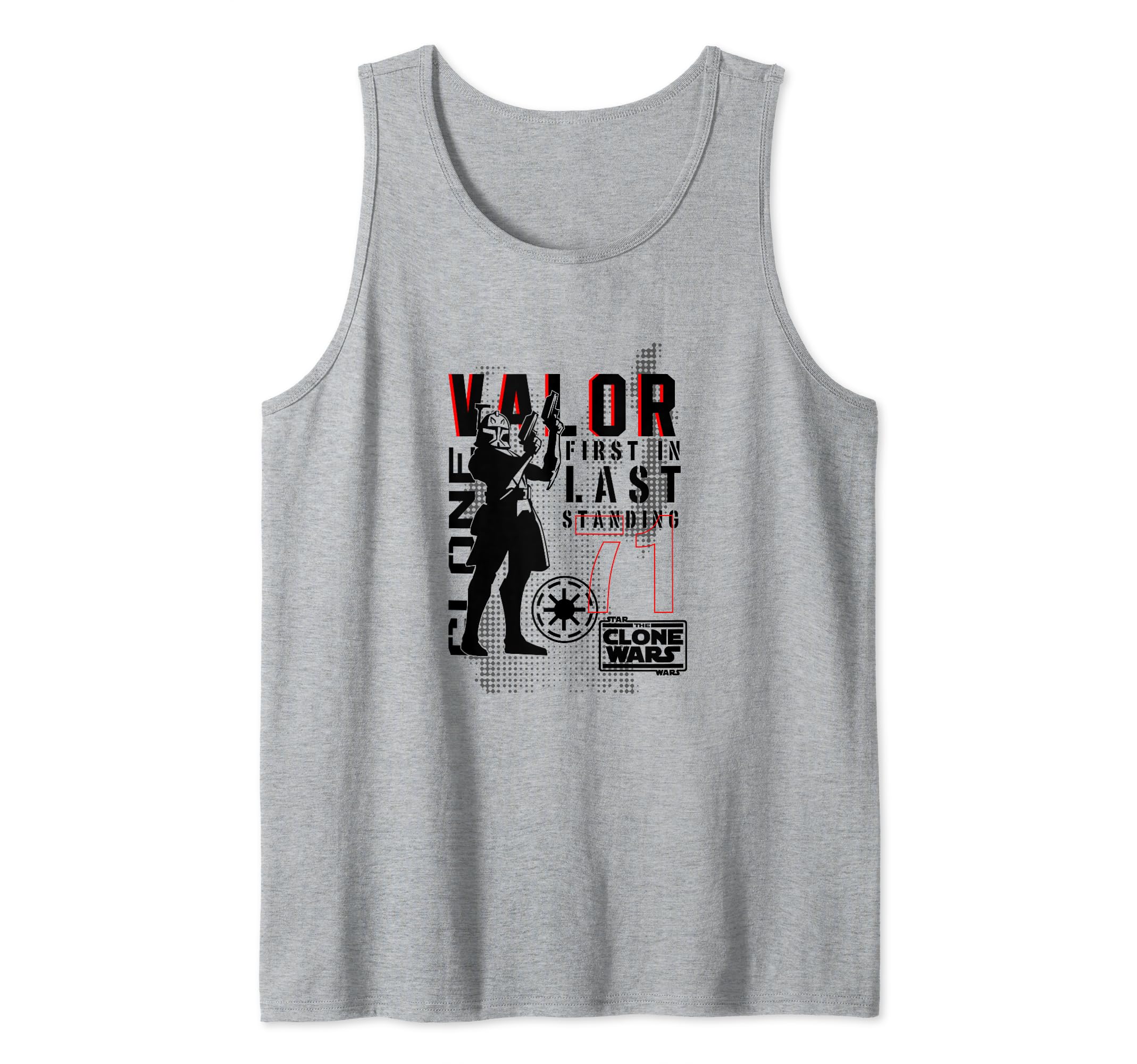 Star Wars: Clone Wars Valor First In Last Standing Tank Top
