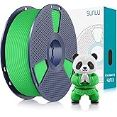 SUNLU PLA Matte 3D Printer Filament 1.75mm, PLA Filament 1kg Spool (2.2lbs), Dimensional Accuracy +/- 0.02mm, Matte Green PLA
