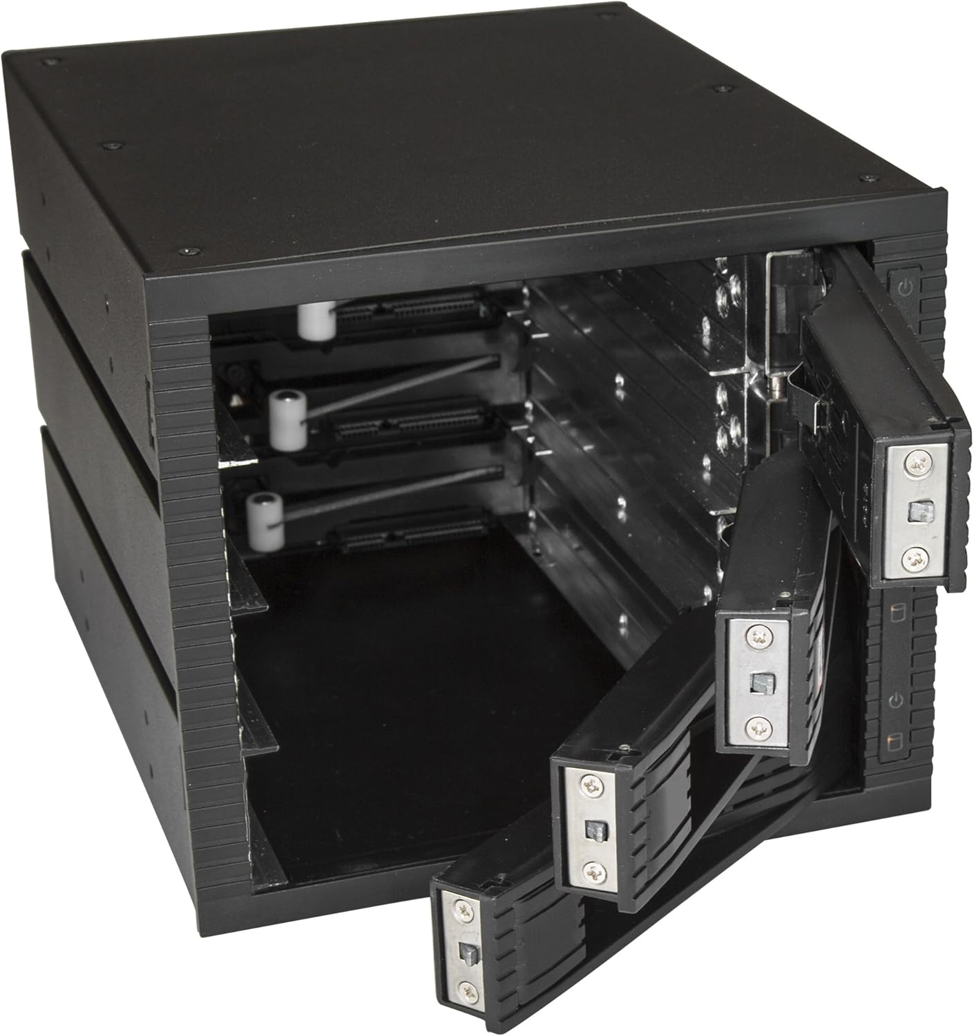 StarTech 4 Bay 3.5" SATA SAS Backplane - 3 x 5.25in Bays - Trayless Mobile Rack - SATA Backplane - Removable Hard Drive Bay - HDD Rack (HSB43SATSASB): Computers & Accessories