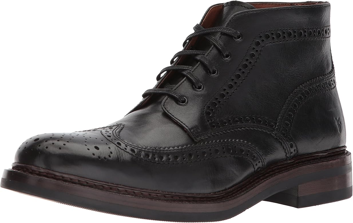 frye graham brogue chukka boots