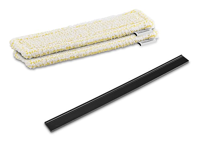 KÄRCHER Indoor Bezüge 2.633-130.0 für WV 2 & 5 Premium (Klett) inkl. 1 Stück Ersatzgummilippe