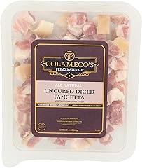 Colameco, Pork Pancetta Diced Uncured, 4 Ounce