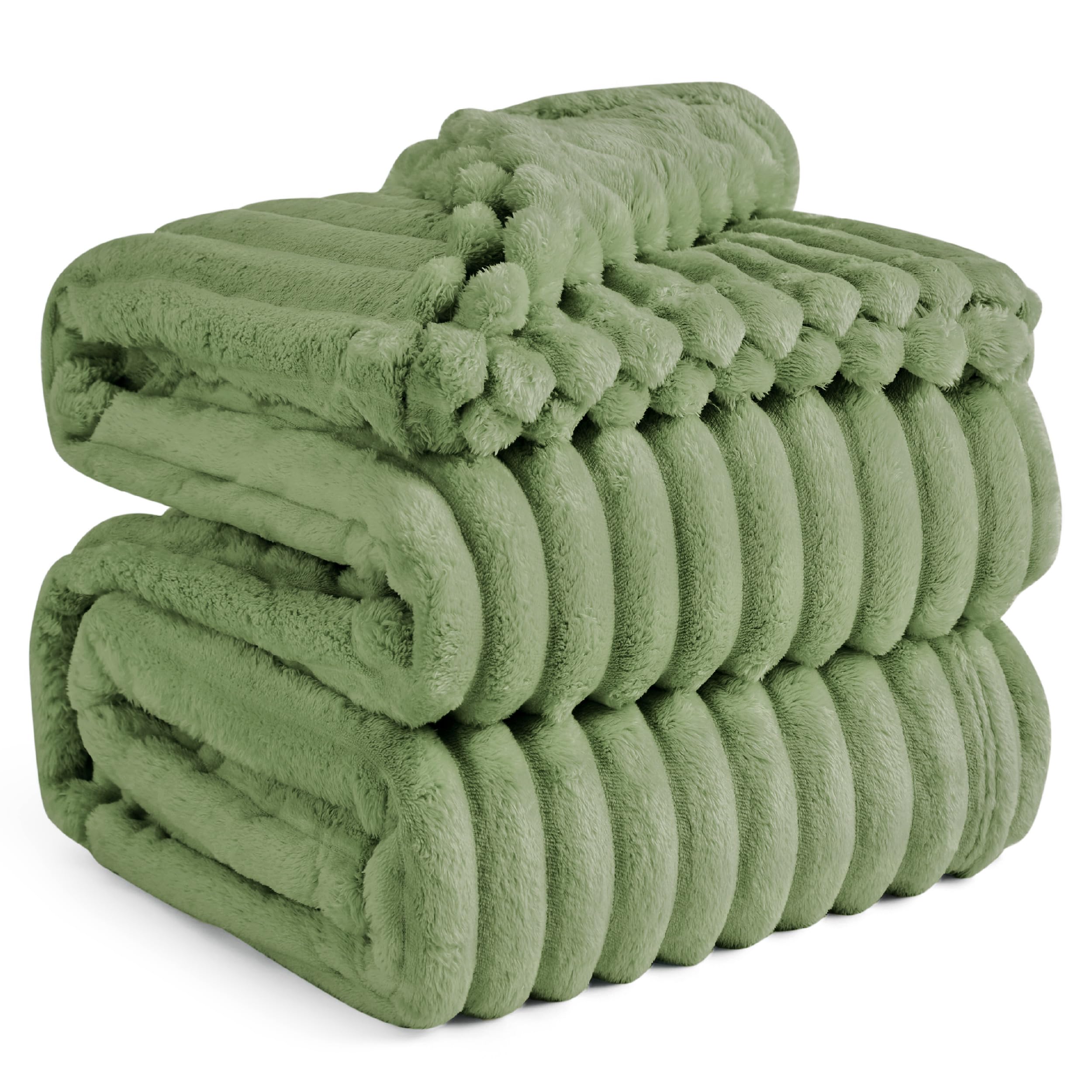 Bedsure GentleSoft Reseda Full Blanket for Couch - Cozy Soft Blankets for Women, Cute Small Fleece Throws for Girls, Birthday Gifts for Women Decor Gifts for Mom, 84x90 Inches Image Bedsure GentleSoft Reseda Full Blanket for Couch - Cozy Soft Blankets for Women, Cute Small Fleece Throws for Girls, Birthday Gifts for Women Decor Gifts for Mom, 84x90 Inches Image