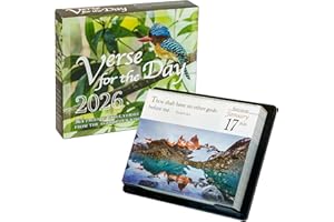 MUSTARD SEED MESSAGES Verse for the Day Calendar 2026 - Daily Bible Calendar with KJV Scripture - 365 Pages