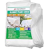 AlpineReach Plant Covers Frost & Sun Protection 10 x 30 ft - Thick 1.2 oz/yd² Freeze Blanket to Low 28 °F Temperatures Floating Row, Garden Fabric Material, Protect in Winter Cold, Gardening Down