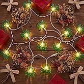 St. Patrick's Day Decoration Lights, 8.5Ft Shamrock String Lights with 10 Green Shamrocks Outdoor Patio Fairy Light Plug-in Lucky Clover Light for Home Garden Irish St. Patrick's Party Decoration