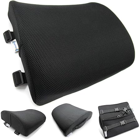Back Cushion Lumbar Support Pillow Memory Foam Lower Back