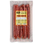 Long John Snacks Dried Salami Sticks, Mild Cheddar, 16 Oz | High Protein Smoked Meat Sticks Bulk Pack - Handcrafted From Fresh, Never-Frozen Cuts of USA Beef and Pork