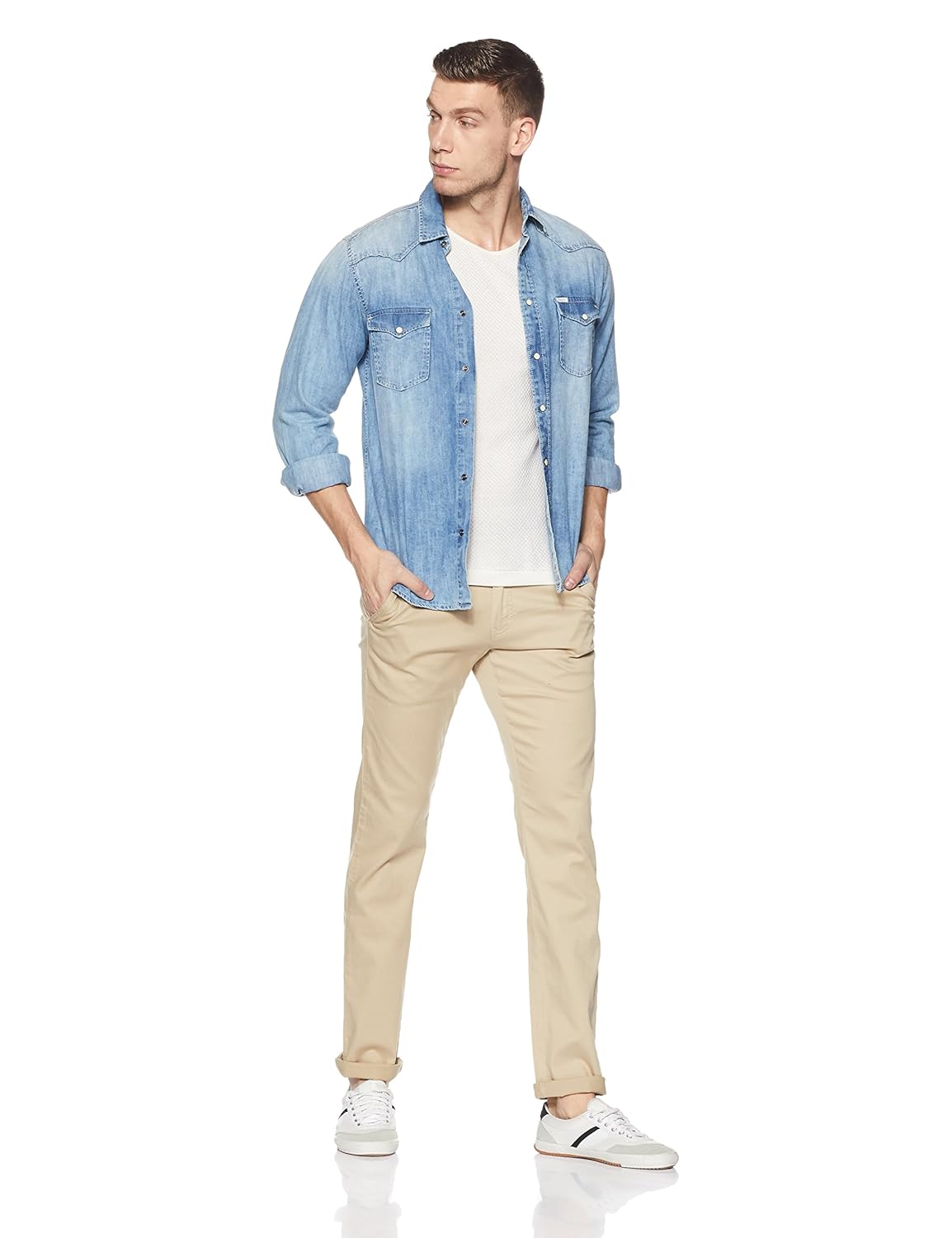 allen solly men's casual trousers