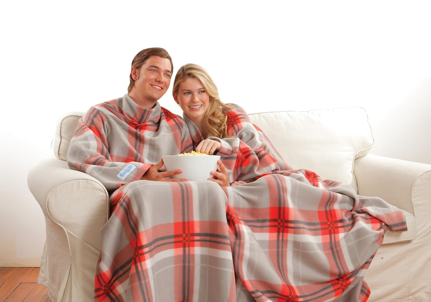 Snuggie Red Plaid Blanket by Snuggie Amazon.co.uk Kitchen & Home
