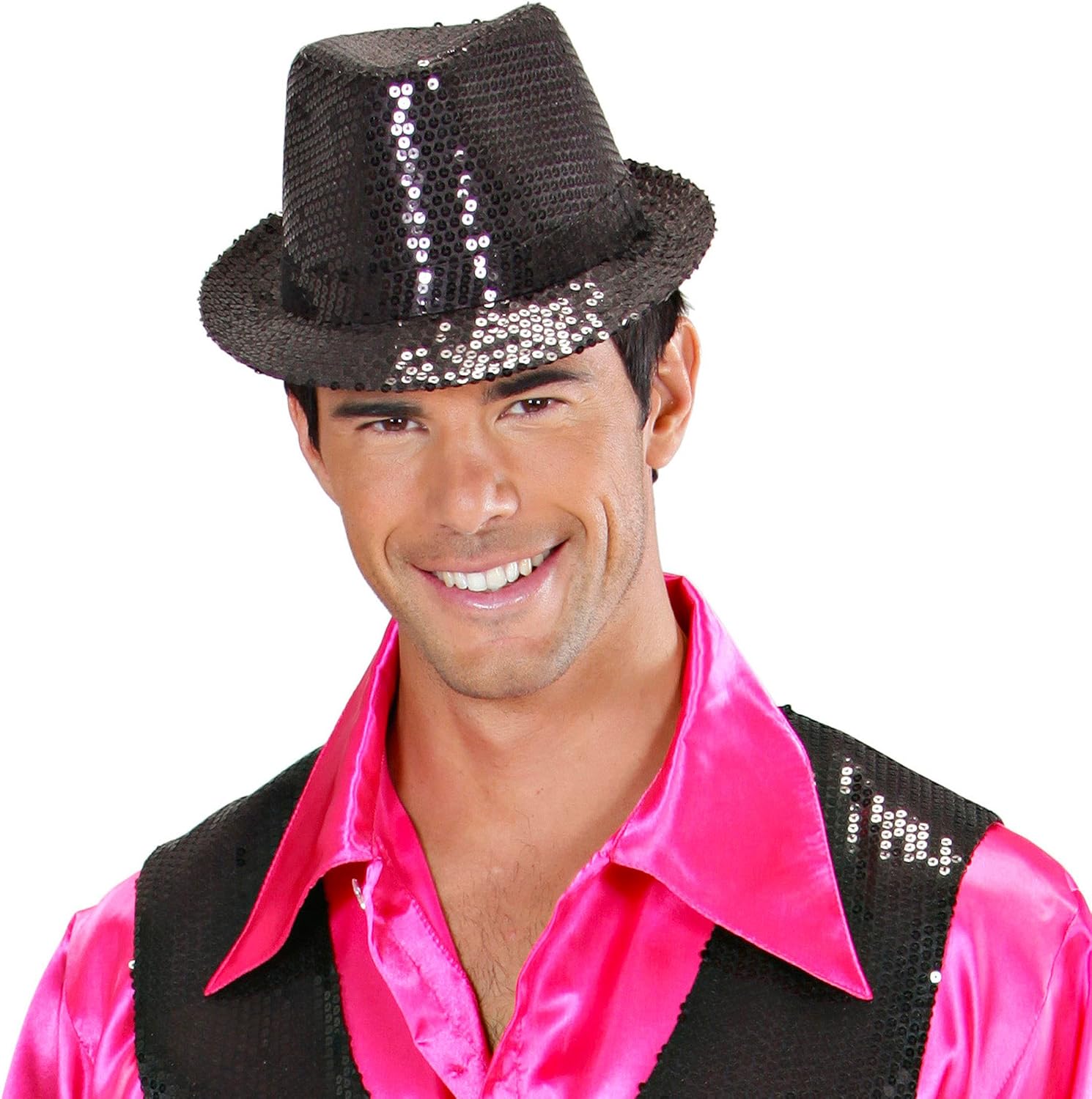 Widmann Sequin Hat, Black - Image 5
