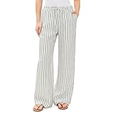 Faherty Women's Santa Cruz Linen Wide Leg Pants