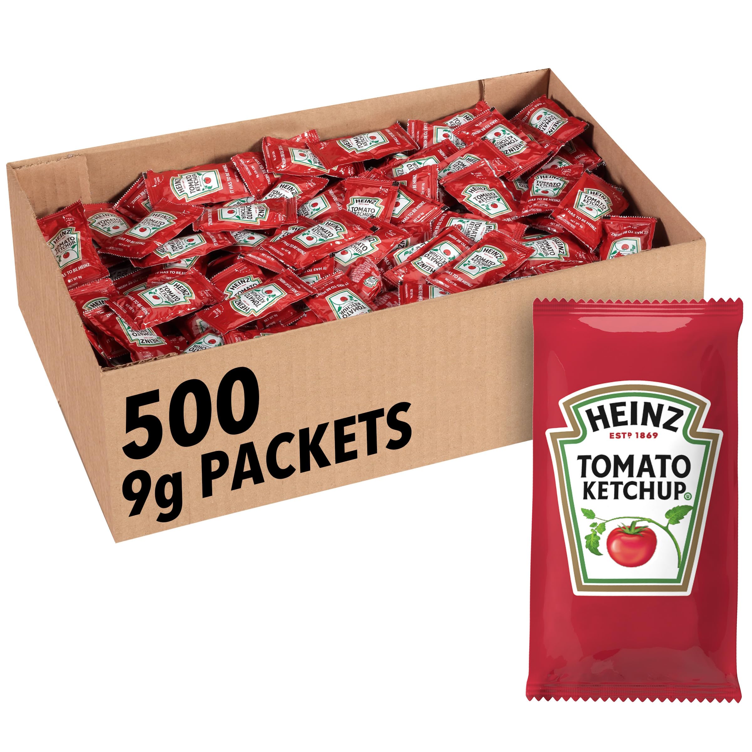 Heinz Tomato Ketchup Single Serve Packets