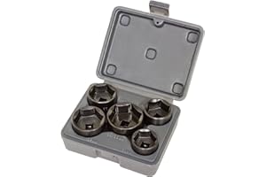 Lisle 13300 5-Piece Filter Socket Set