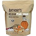 Anthony's Belgian Pearl Sugar, 1.5 lb, Batch Tested and Verified Gluten Free, Medium Sized Pearls
