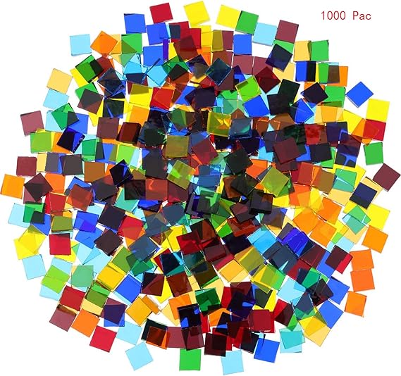 Mosaic Tiles Mixed Color Mosaic Glass Pieces for Home