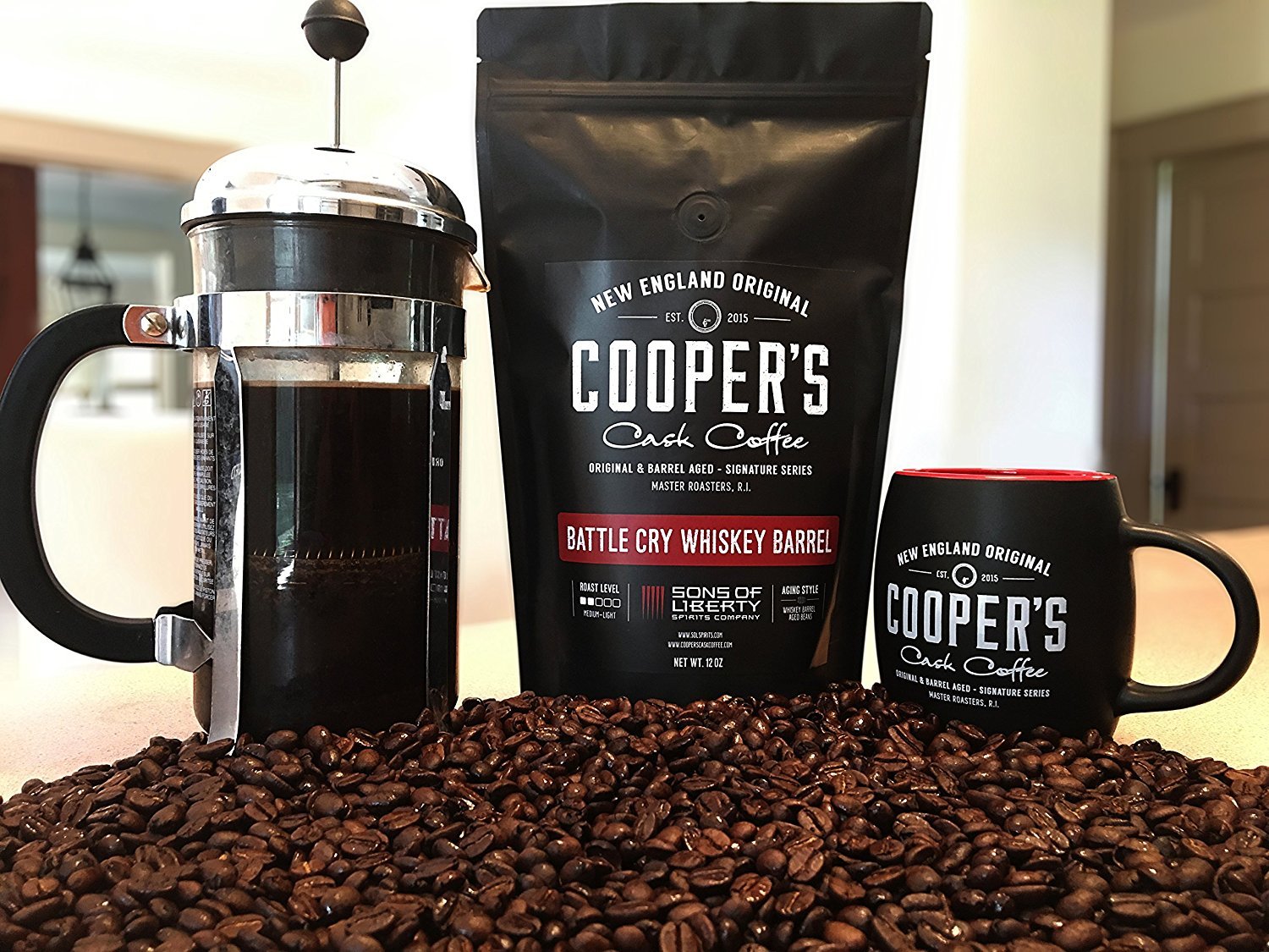 Ethiopian Rye Whiskey Barrel Aged Coffee Ground Single Origin