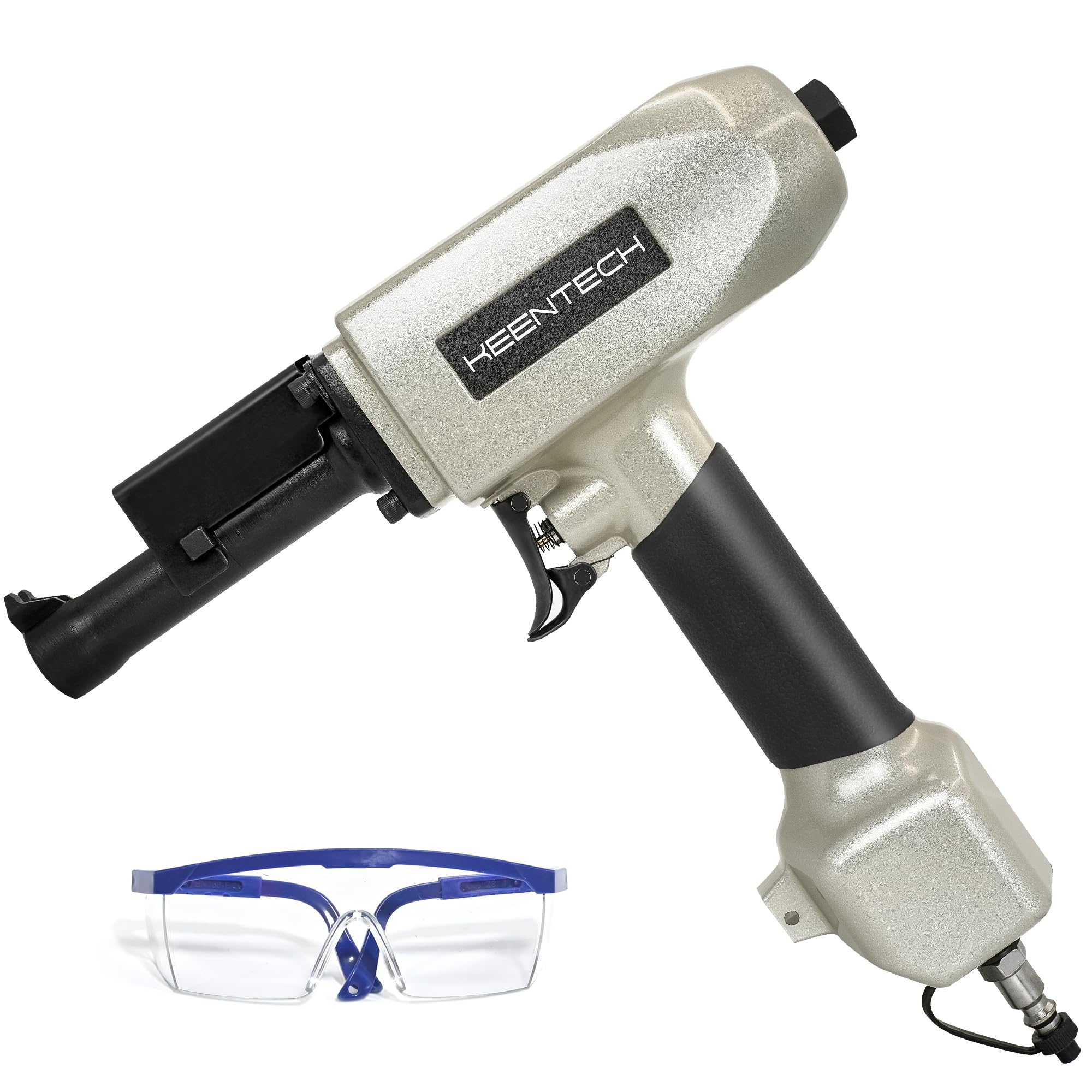Photo 1 of KEENTECH Pneumatic Nail Puller, Fast & Labor-Saving Nail Remover Tool, Denailer Air Gun With Safety Trigger, Nail Puller Tool Effortlessly Removes 3/4"-2-3/4" Nail From Recycled Wood, Pallets, Fences