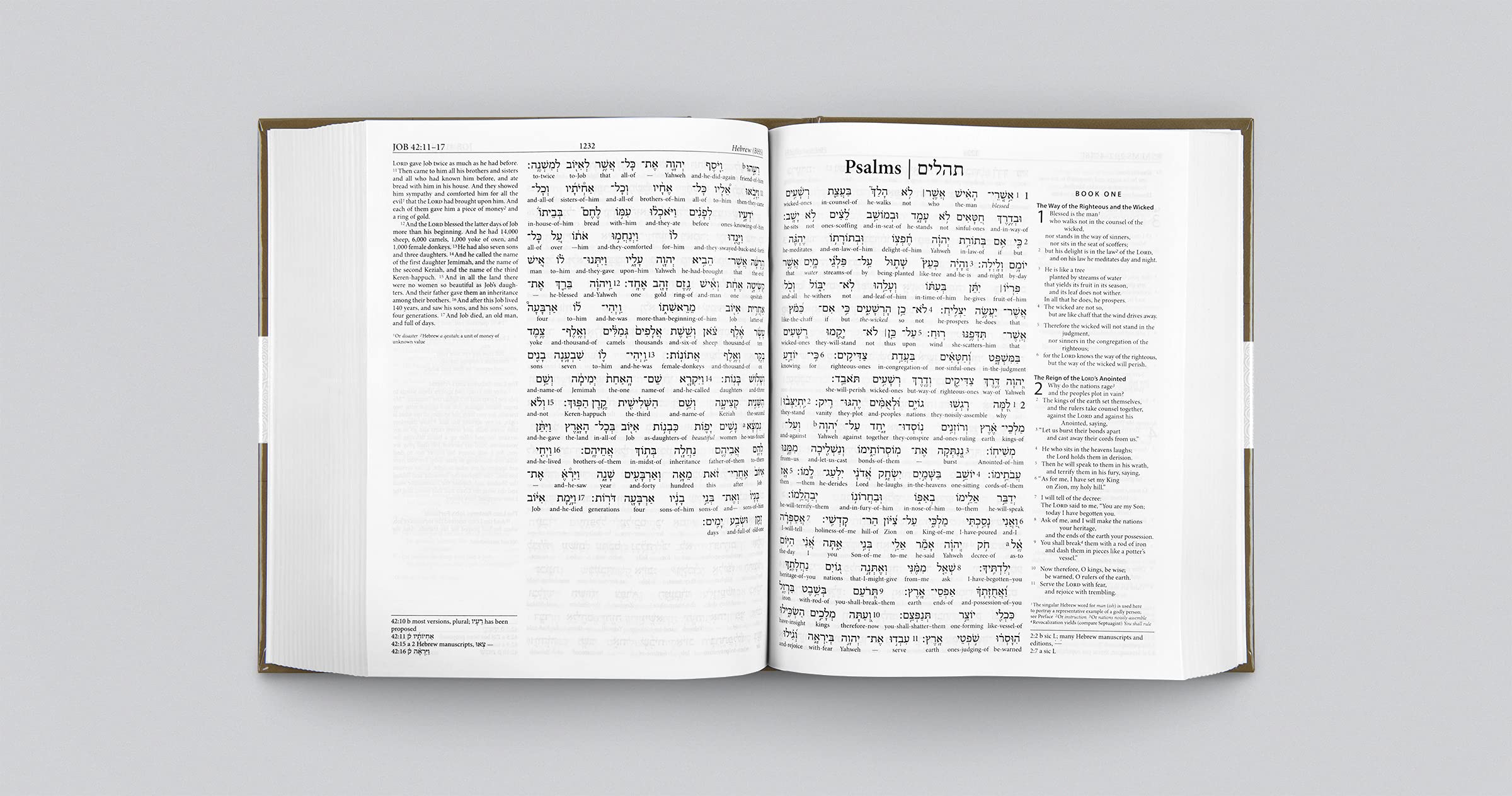 Hebrew-English Interlinear ESV Old Testament: Biblia Hebraica Stuttgartensia (BHS) and English Standard Version (ESV)