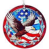 American Bald Eagle Ornament, Patriotic Christmas Ornament 2025, Eagle Christmas Decoration for Tree, Military Ornament Gift for Men, Army Patriotic Decor, American Eagle Symbol Keepsake for Veterans